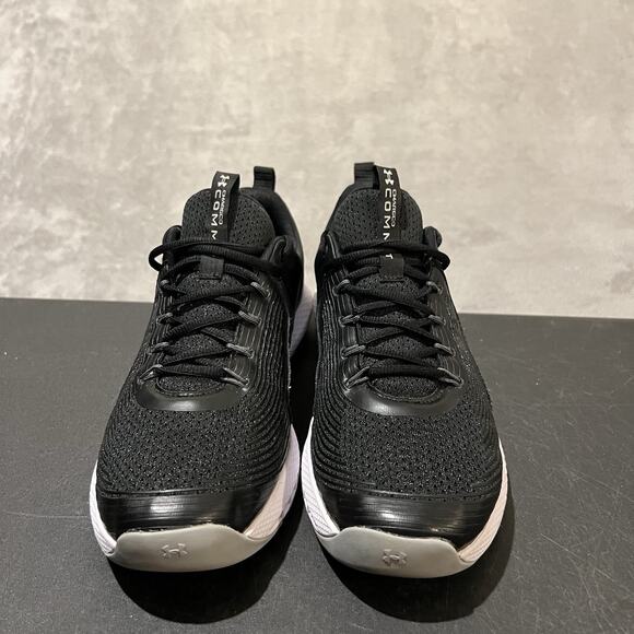 Under Armour Charged Commit Mens 10 Black White 3023703-001 Athletic Sneakers main image 10